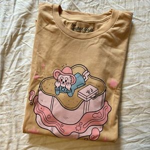 NWOT Super Yaki x beanpolice collab Paddington Bear t-shirt